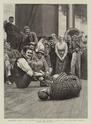 Outward Bound to Australia on an Orient Liner, A Cock-Fighting Match